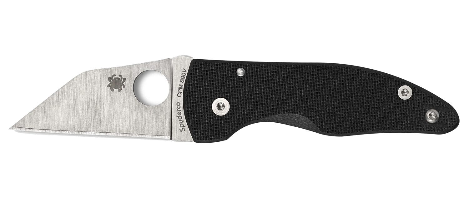 Spyderco Spyderco MicroJimbo Textured Carbon Fiber Folding 2.45 Plain Edge CPM S90V Blade - $270.00 at GrabAGun