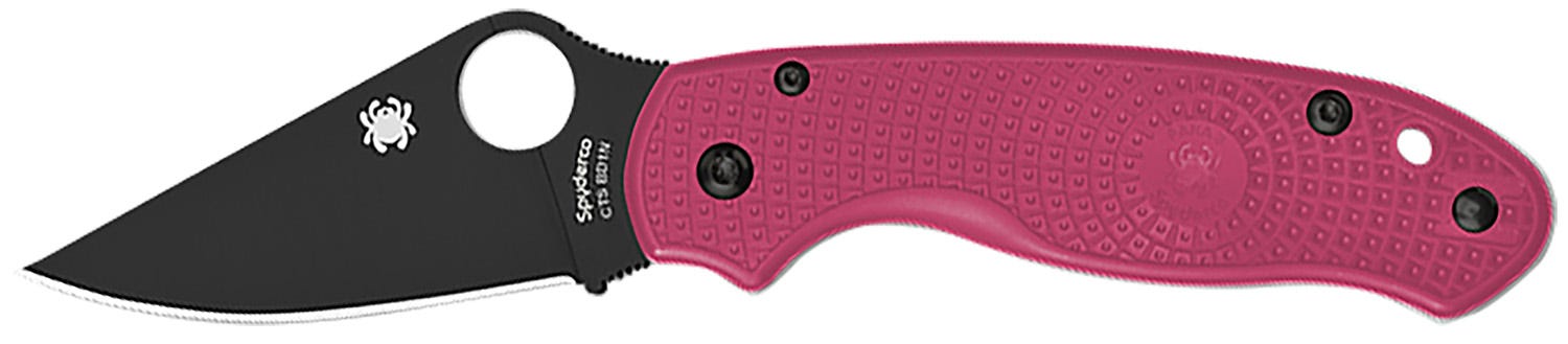 Spyderco Spyderco Para 3 Lightweight Pink Folding 2.93 Plain Edge CTS BD1N Blade - $162.00 at GrabAGun