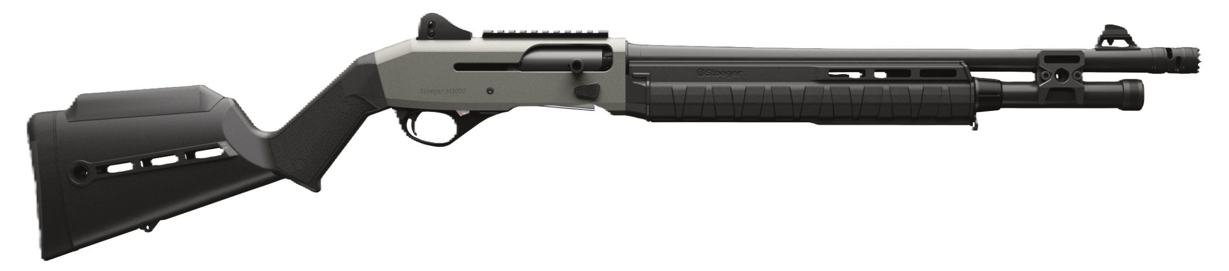 stoeger m3000 freedom series tactical black / tungsten 12 ga 18.5 barrel 7-rounds