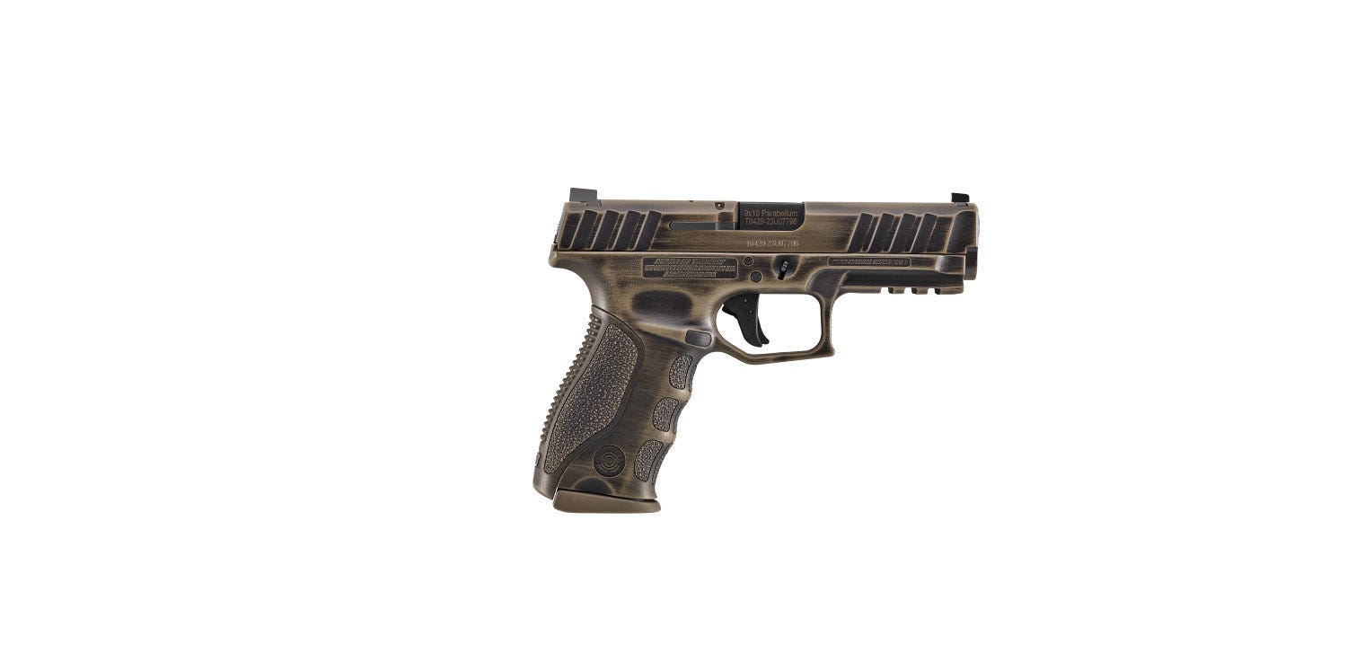 Stoeger STR-9 Distressed Flat Dark Earth 9mm 4.17 Barrel 15-Rounds