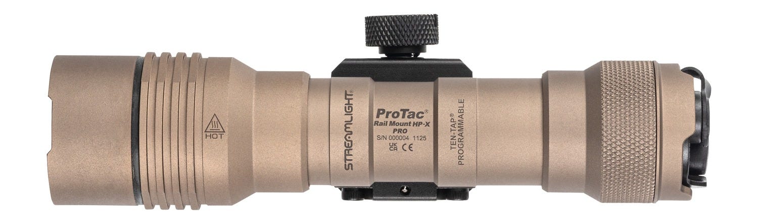 Streamlight ProTac Rail Mount HP-X Pro Desert Tan 60/1000 Lumens MIL-STD-1913/M-LOK - Streamlight
