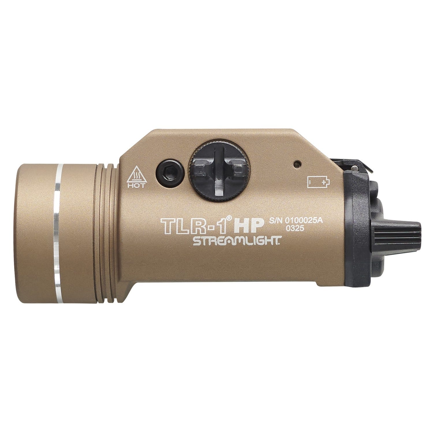 Streamlight TLR-1 HP Flat Dark Earth 1000 Lumens Weaponlight for Glock Pattern / 1913 Rails