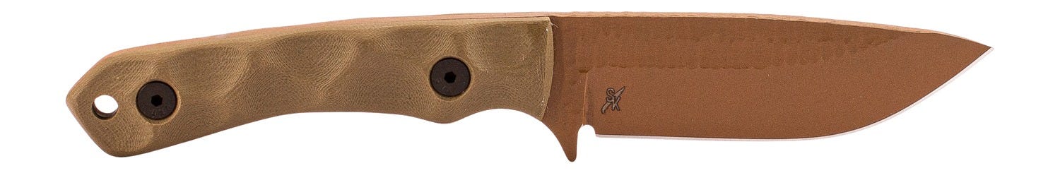 Stroup Knives Stroup Knives GP2 OD Green / Flat Dark Earth Fixed Blade 3.5 Plain Edge 1095 Carbon Blade - $261.89 at GrabAGun