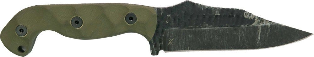 Stroup Knives Stroup Knives TU1 OD Green 4.5 Drop Point Blade - $300.69 at GrabAGun