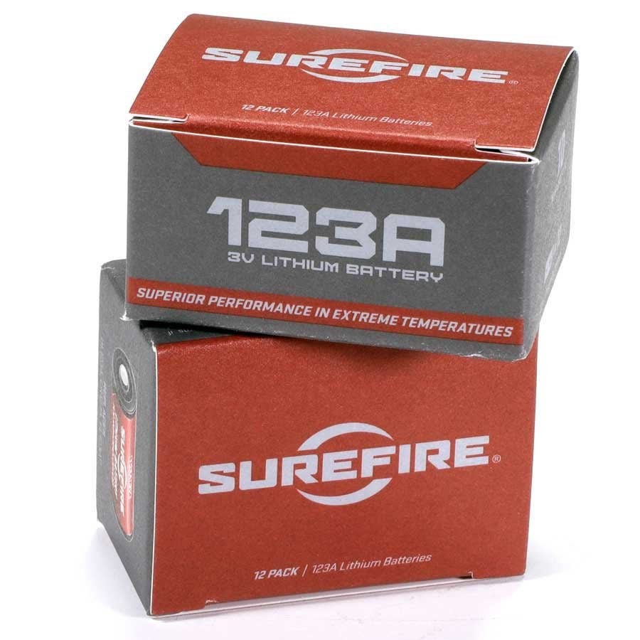 Surefire 123A Batteries Red 400-Count Bulk Box
