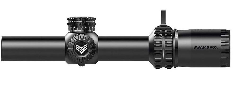 Swamp Fox Arrowhead 1-6x24mm SFP Illuminated Red Reticle - Swamp Fox