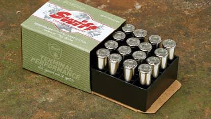 Swift A-Frame Heavy Revolver .357 Mag 180 Grain 20-Rounds JHP ft A-Frame Heavy Revolver .357 Mag 180 Grain 20-Rounds JHP Ammo