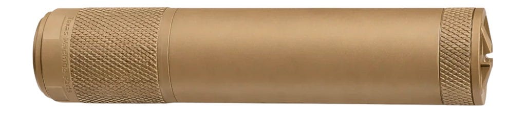 TMP Suppressors Wylde556 Long Flat Dark Earth 5.56 / .223 Rem Suppressor Direct Thread 1/2x28