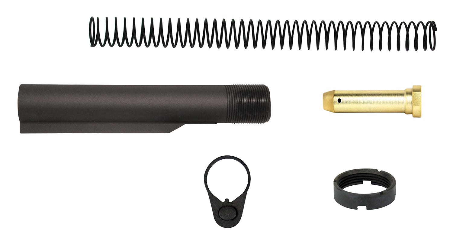 Tacfire 6-Position Mil-Spec Buffer Tube Kit for AR-15 - MAR047-A