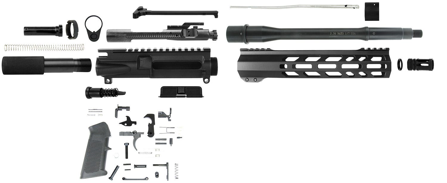 Tacfire TacFire Pistol Kit 5.56 10.5 Barrel for AR-Pistol Platform - $309.99 at GrabAGun
