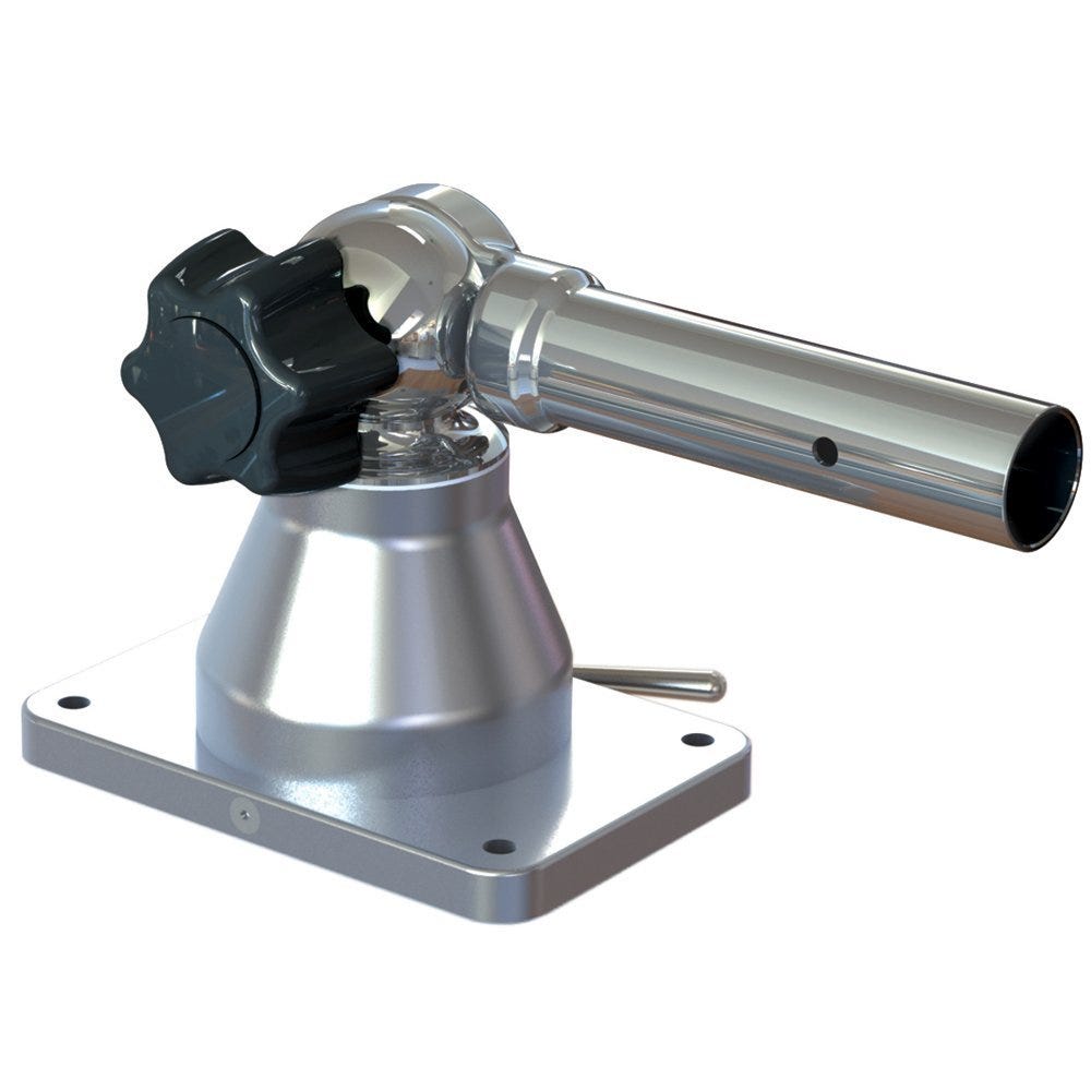 Taco Marine Grand Slam 170 Stainless Top Mount - Taco Marine