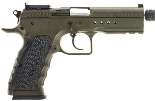 Tanfoglio Tactical Pro Stainless 10mm 4.9 Threaded Barrel 17-Rounds OR