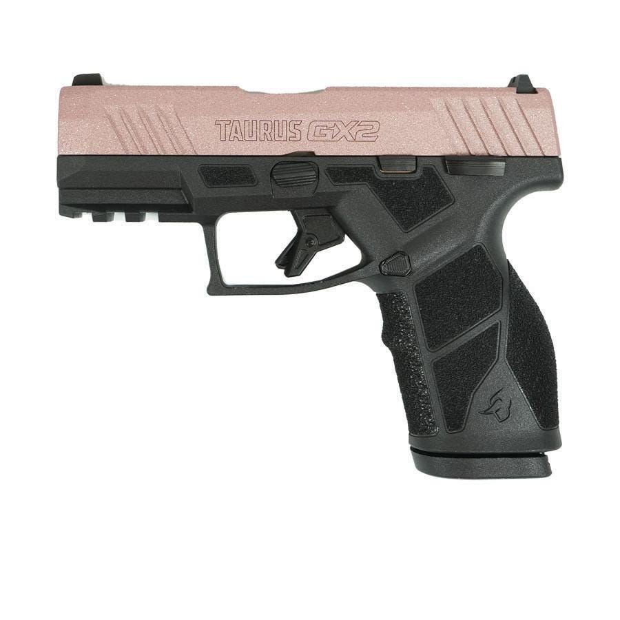 Taurus GX2 Rose Gold Glitter 9mm 3.38 Barrel 13-Rounds