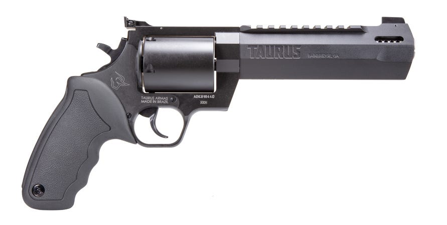 taurus raging hunter .500 sw 6.75 barrel 5-rounds w/ ported barrel