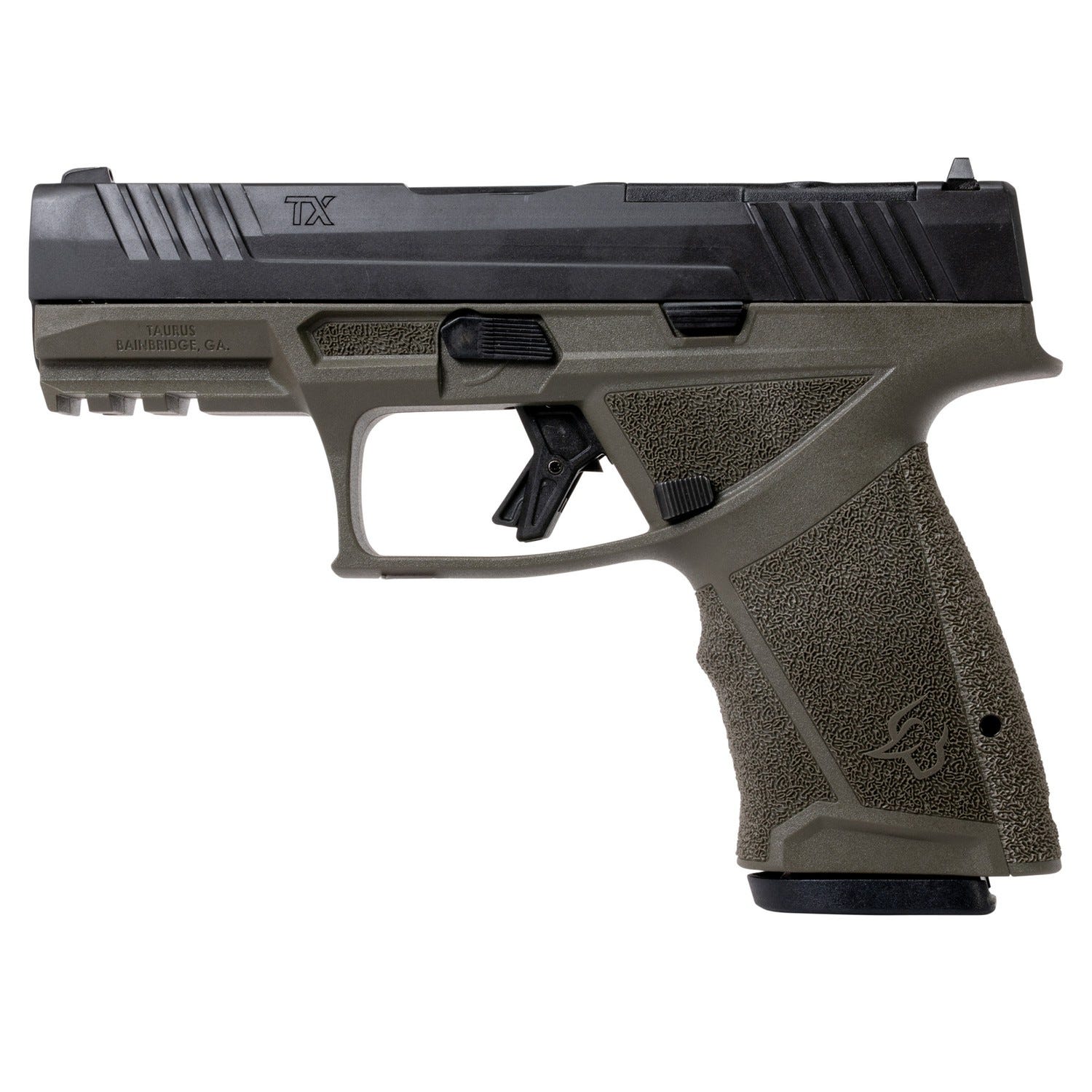 Taurus TX9 Compact OD Green / Black 9mm 4 Barrel 15-Rounds OR