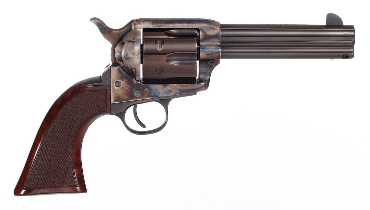 Taylor s & Company Gunfighter Case Color Hardened .45 Colt 4.75 Barrel 6-Rounds - Taylors and Company