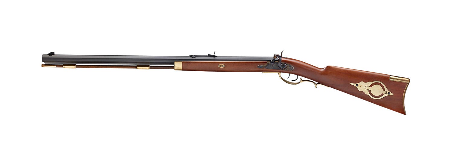 Taylors and Co Pedersoli Hawken Target Color Case Hardened .50 Caliber 28 Octagon Barrel 1-Round LH - Taylors and Company