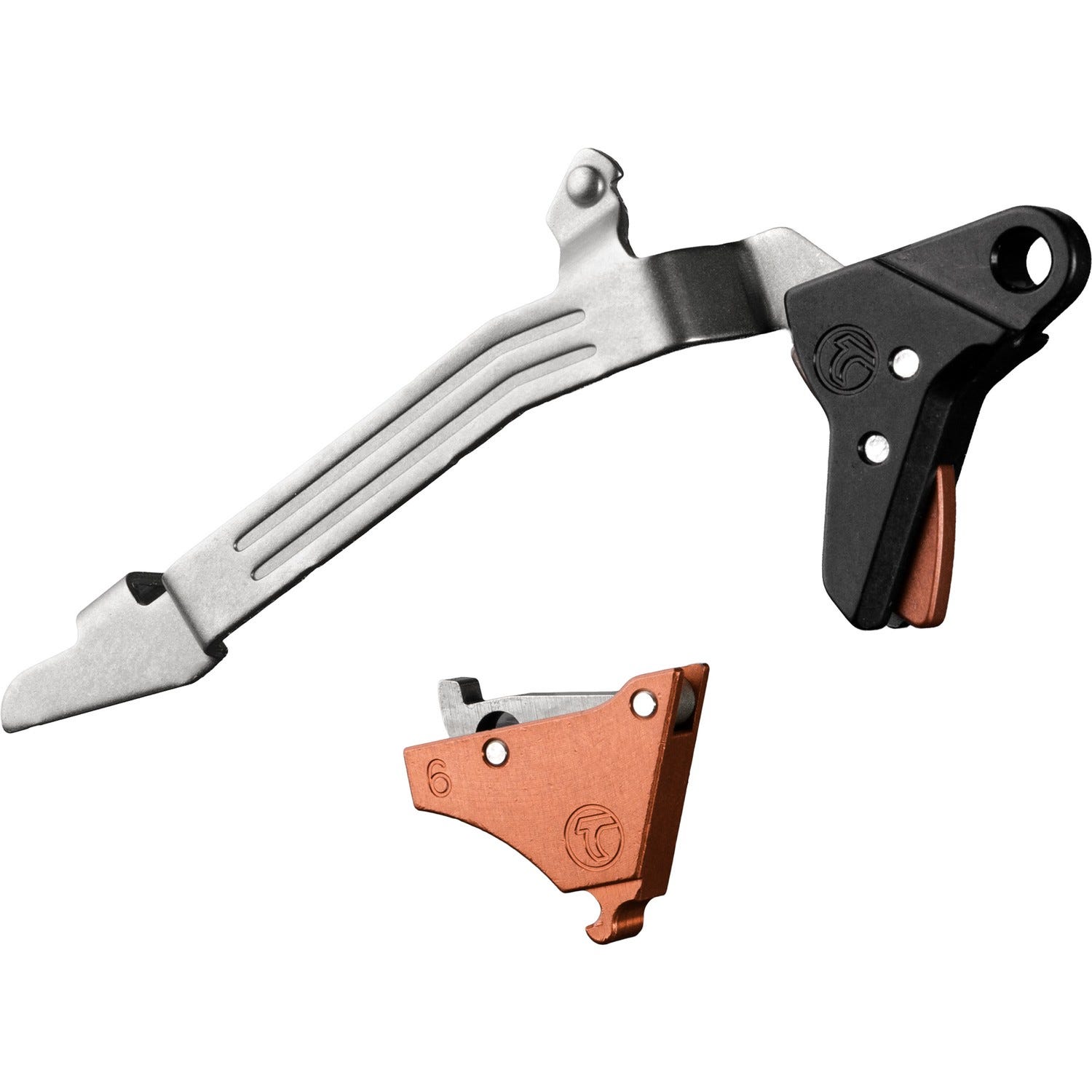 Timney Triggers Alpha Competition Trigger Black / Red for Glock Gen6 17/19/45