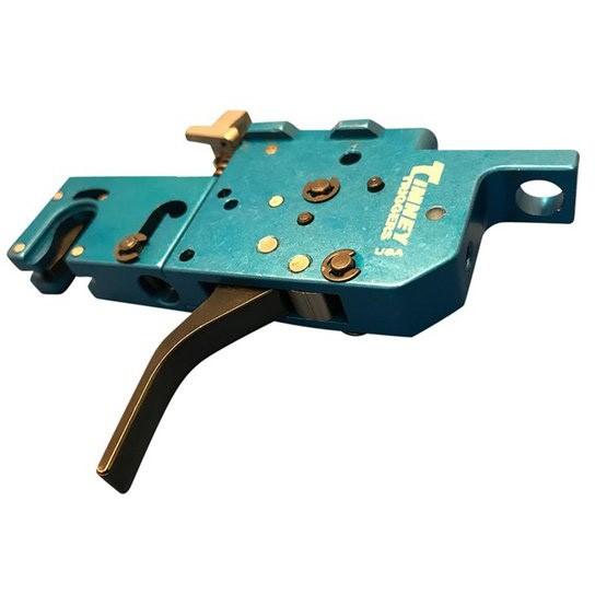 Timney Triggers RPR Straight Shoe Trigger Blue for Ruger Precision Rimfire