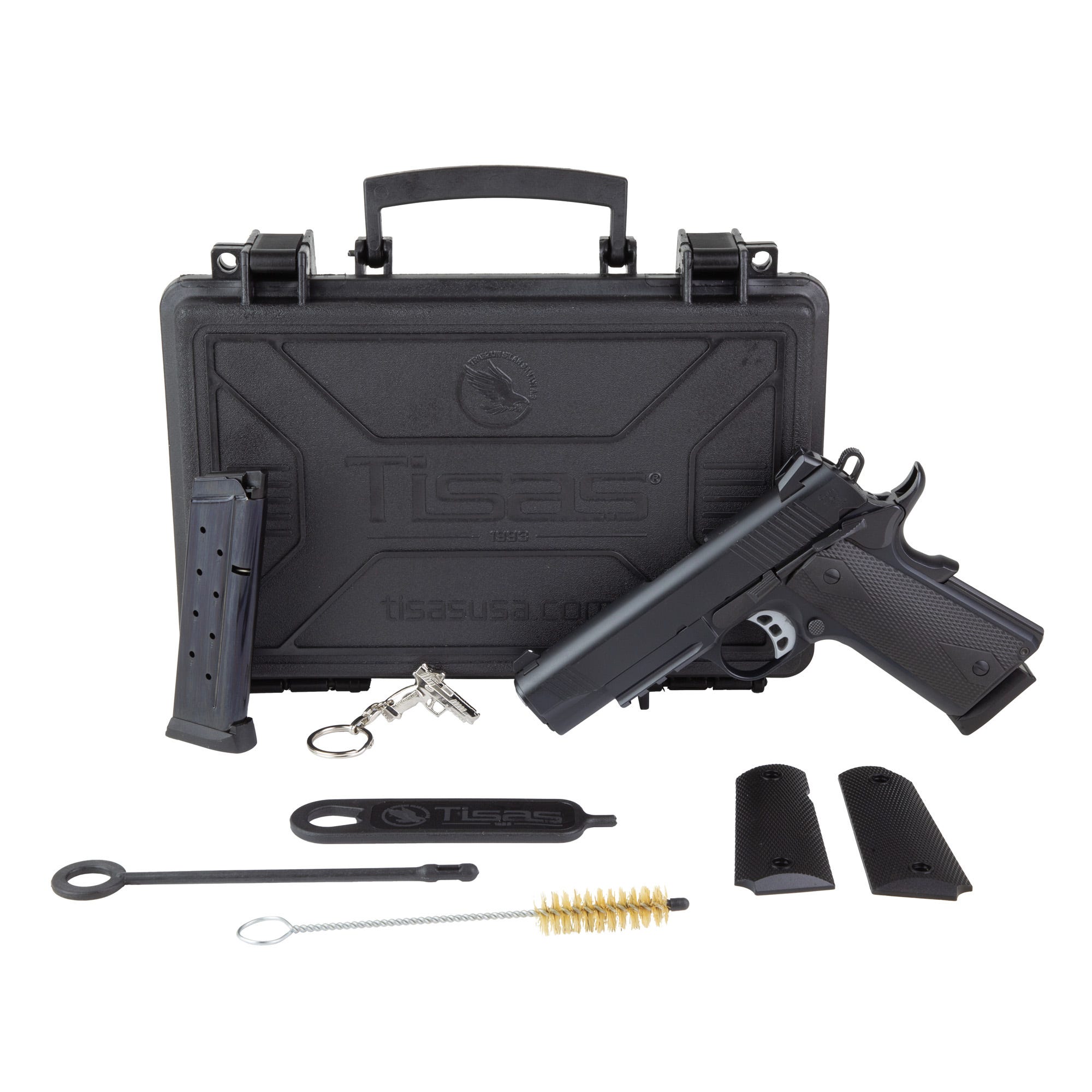 Tisas USA 1911 B9R w/ Rail, 9mm, 4.25 Barrel, 2- 10rd Magazines, Pistol