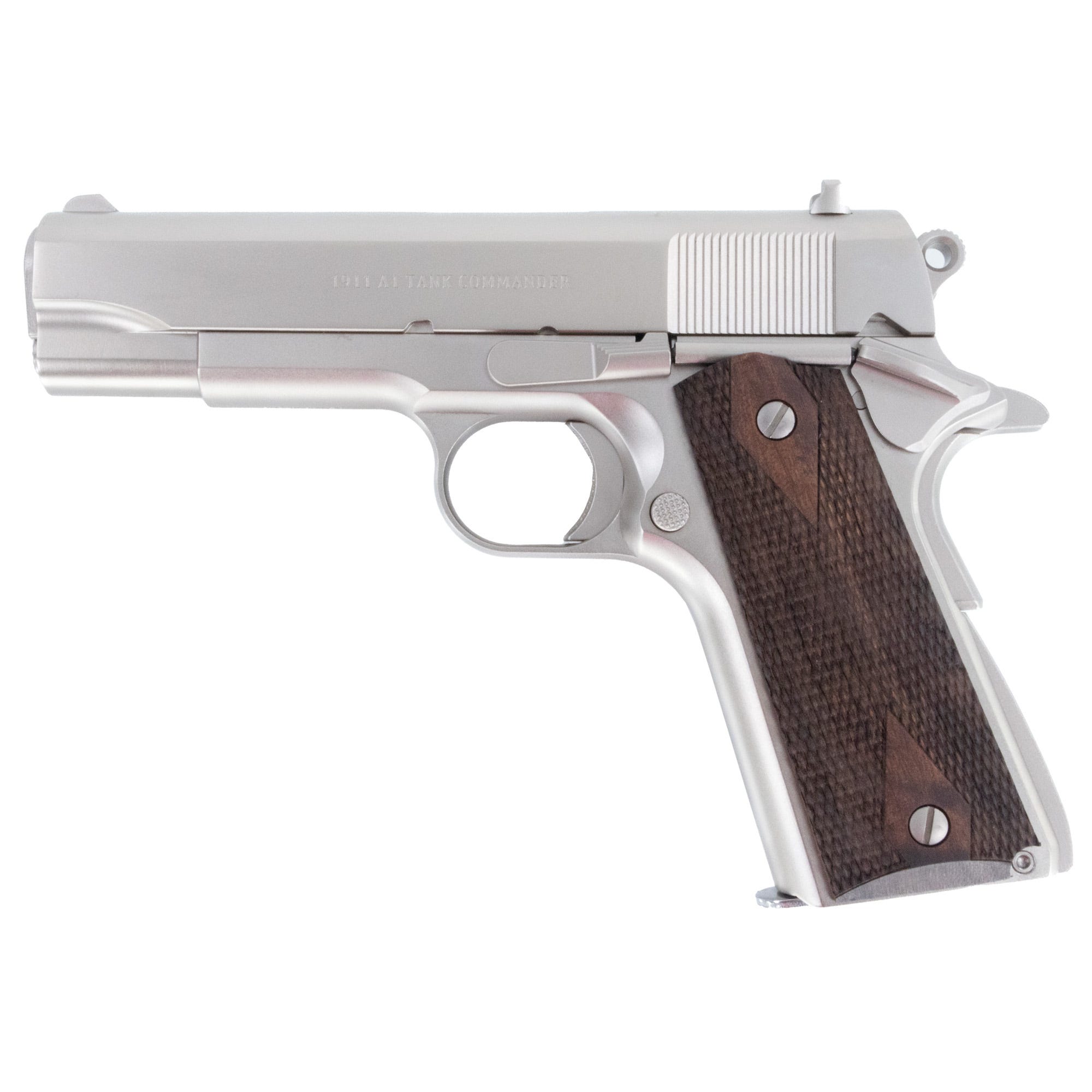 tisas 1911 tank commander nickel / walnut 9mm 5 barrel 9-rounds