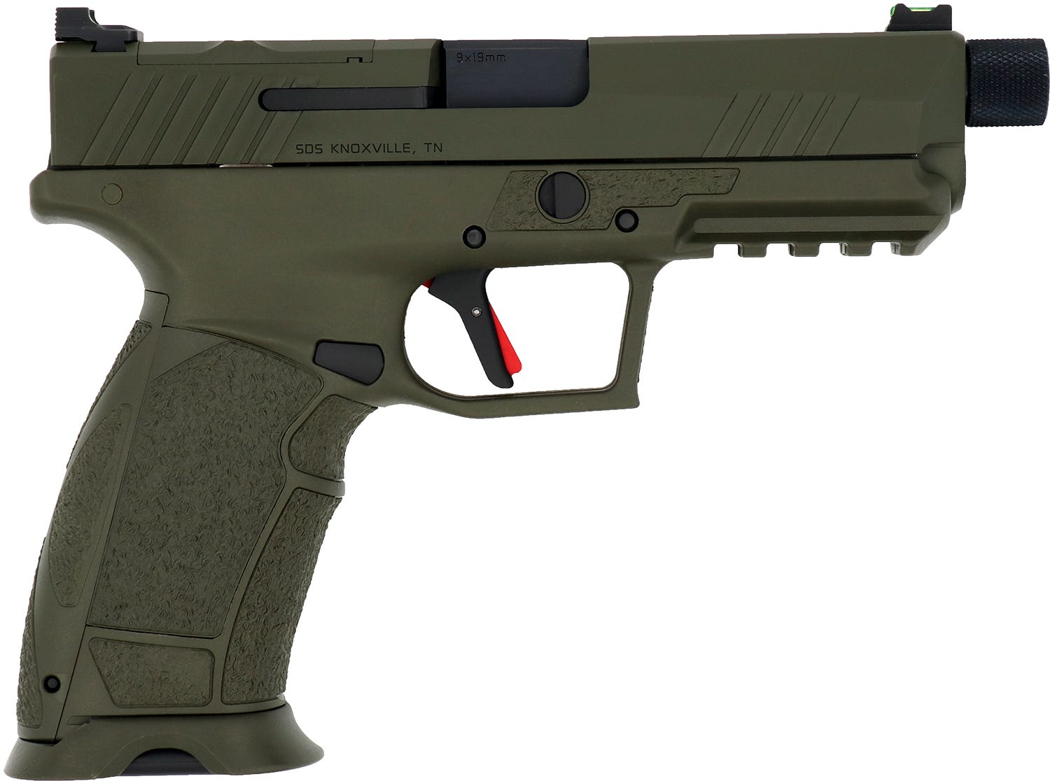 tisas px-9 od green 9mm 4.6 threaded barrel 20-rounds or