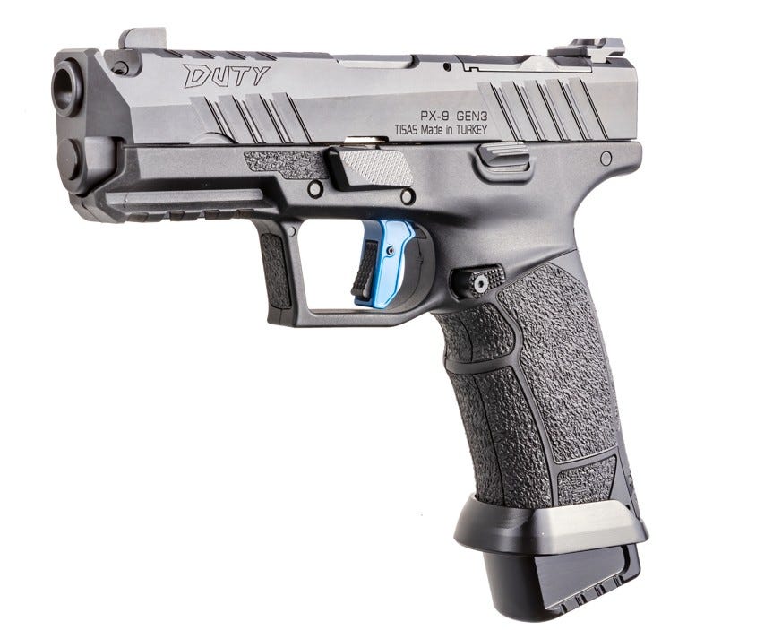 tisas px-9 2.0 duty raptor comp 9mm 4.1 barrel 20-rounds