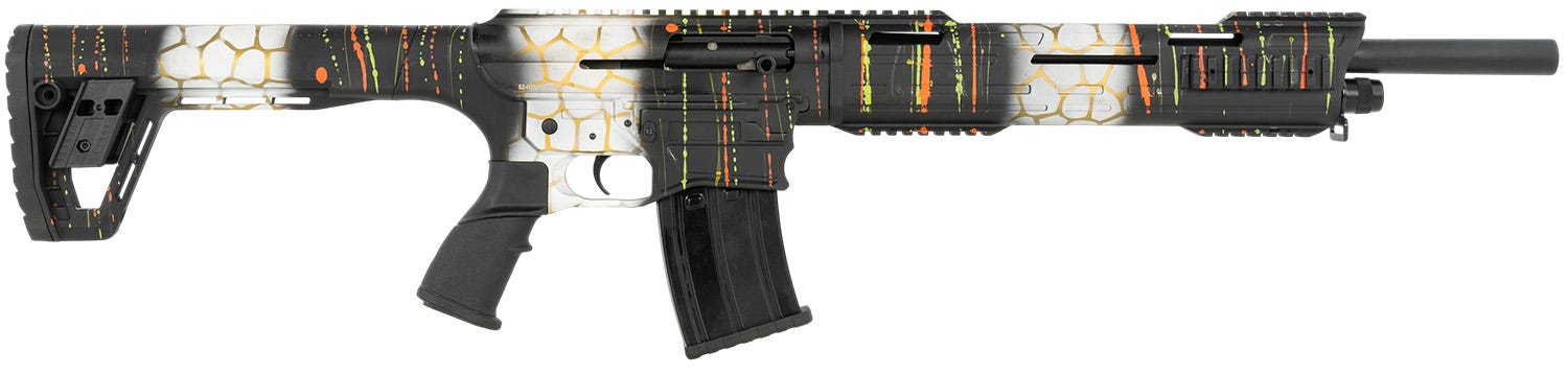 tokarev usa tar 12 sp splatter camo 12 ga-3 18.5 barrel 5-rounds