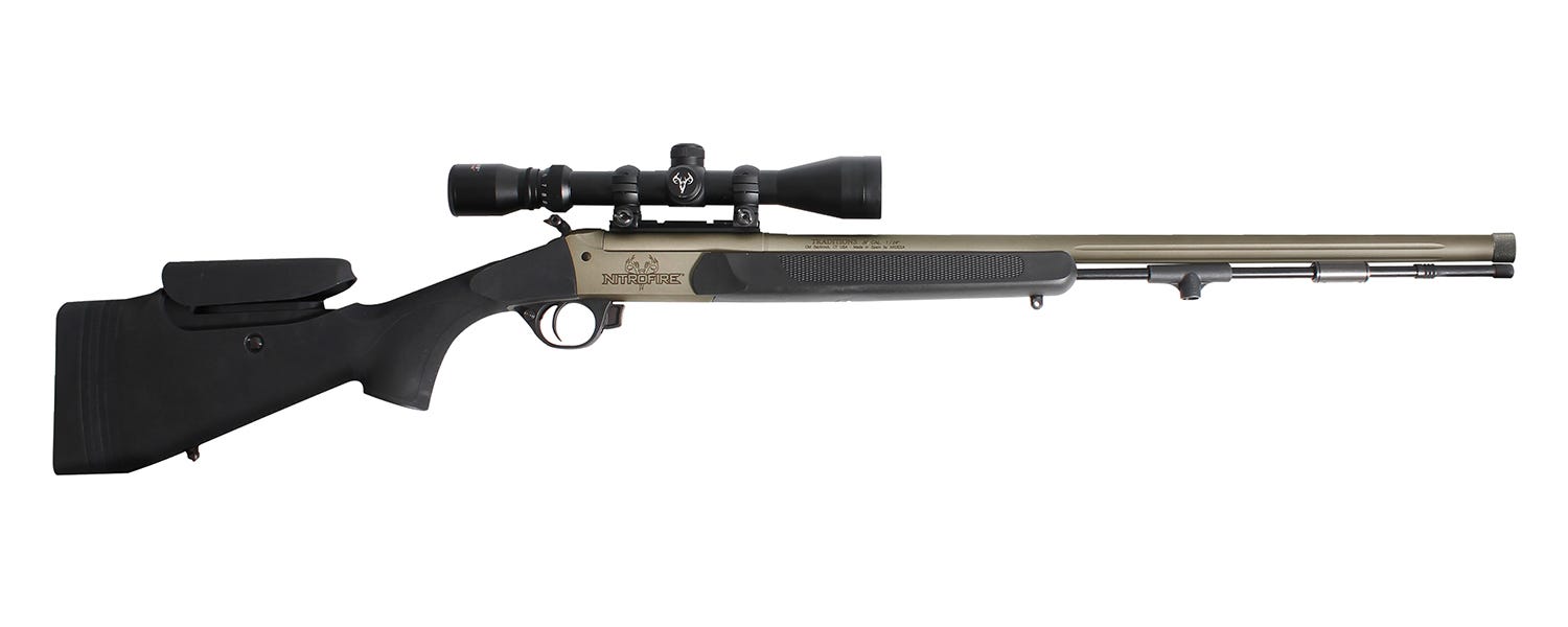 Traditions NitroFire Pro Tungsten .50 Caliber 26 Fluted Threaded Barrel 1-Round w/ Duplex Scope - Traditions