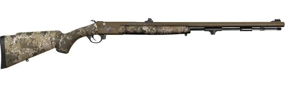 traditions pursuit xt veil wideland camo .50 caliber 26 fluted barrel 1-round