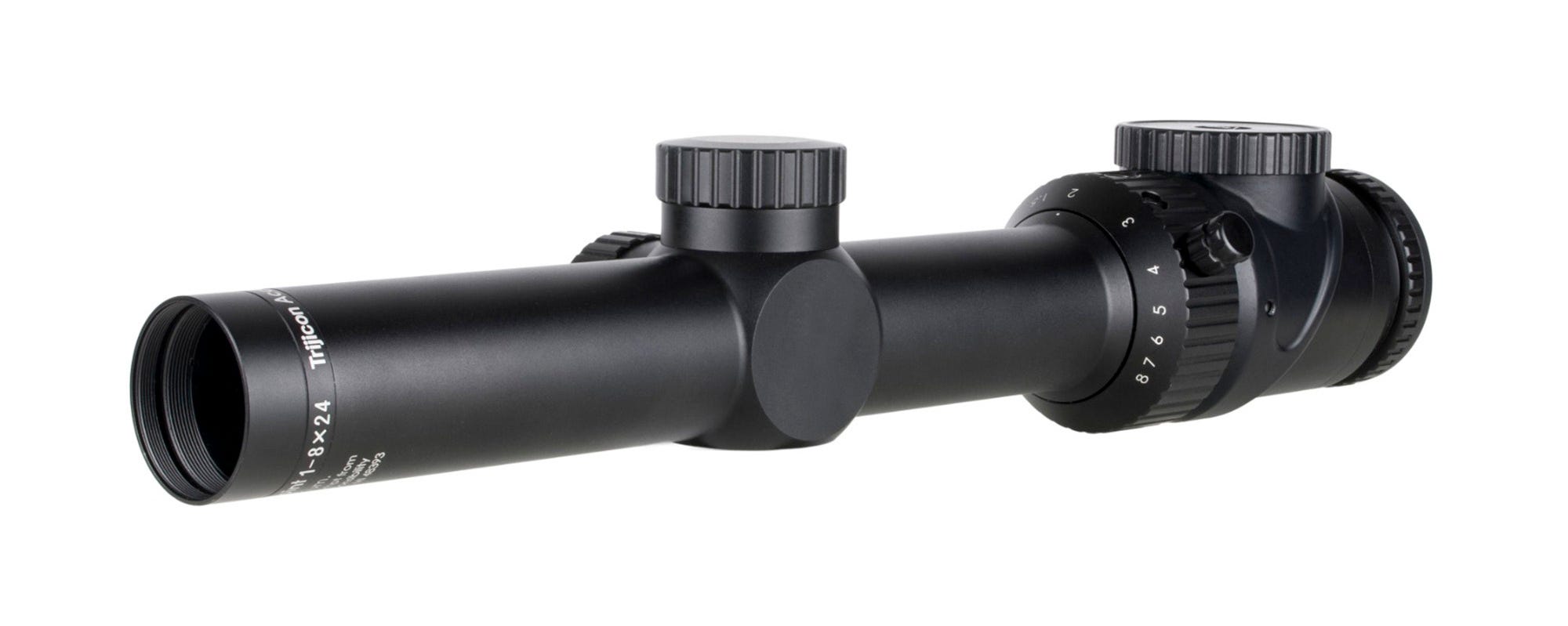 Trijicon AccuPoint 1-8x24mm SFP Red BAC Triangle Post Reticle
