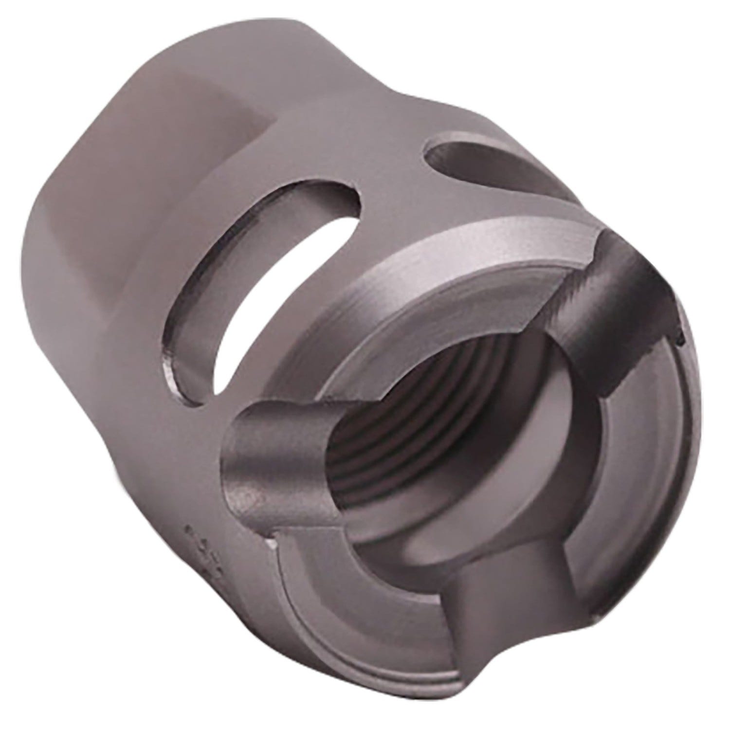 True Precision True Precision Y-Type Micro Compensator Stainless 9mm / .380 ACP 1/2x28 - $56.99 at GrabAGun