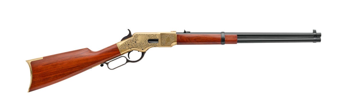 Uberti 1866 Yellowboy Deluxe Walnut / Brass .45 Colt 20 Barrel 10-Rounds
