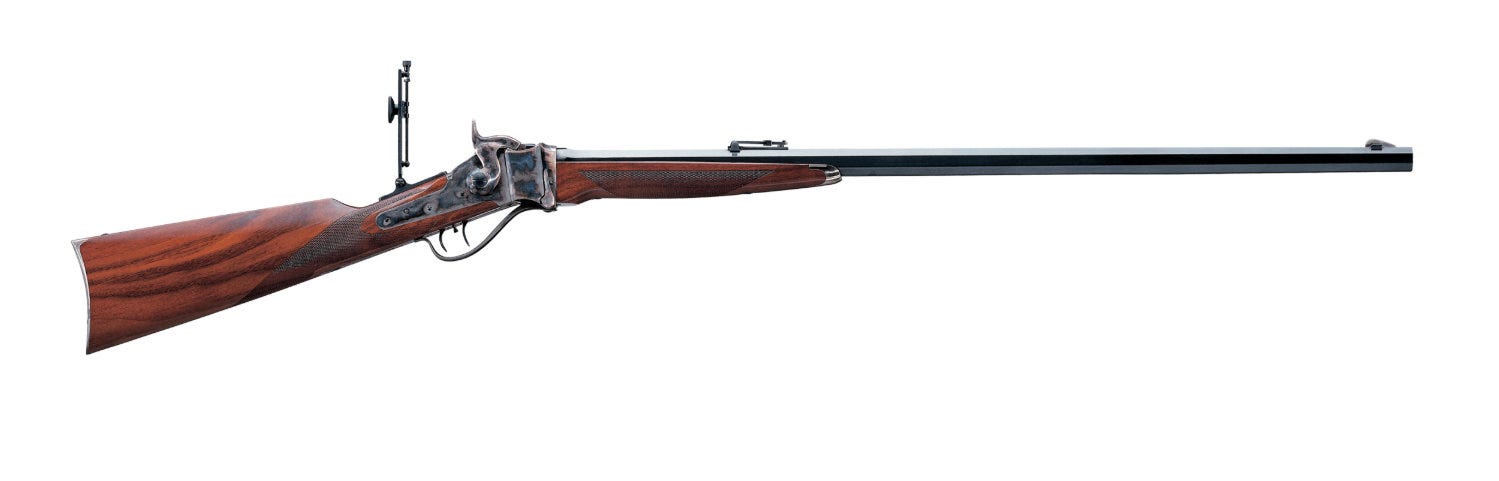 Uberti 1874 Buffalo Hunter Sharps Walnut / Case Hardened .45-70 32 Barrel 1-Rounds