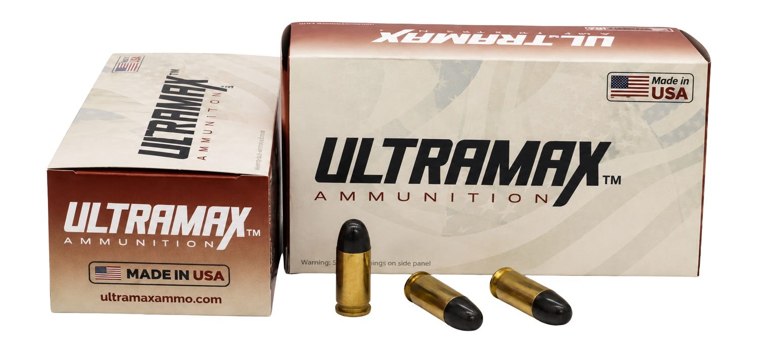 Ultramax Train & Defend and Defend .45 ACP 230 Grain 50-Rounds RN - Ultramax
