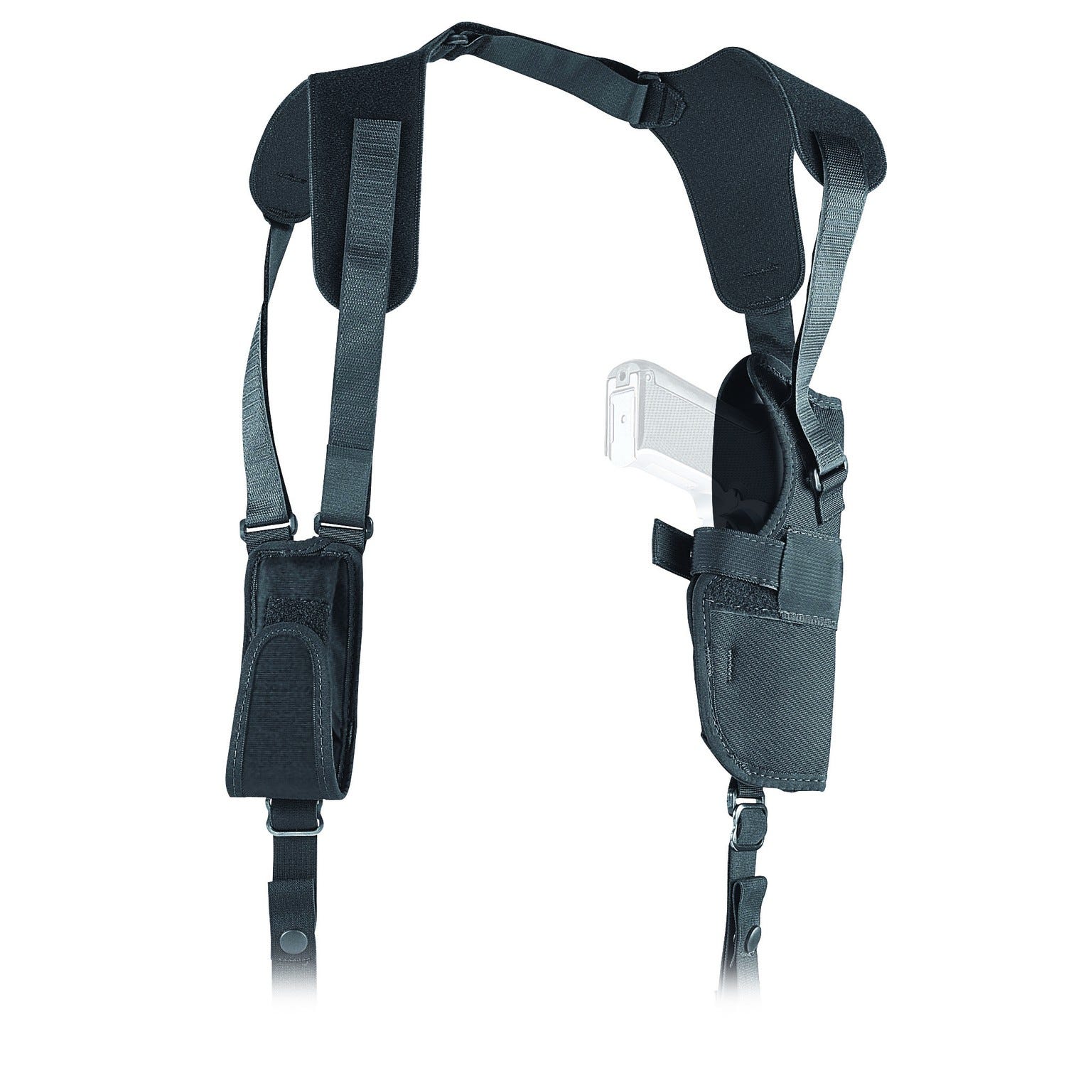 Uncle Mikes Pro Pak Vertical Shoulder Holster for Large Auto 5 Barrel RH - Uncle Mikes
