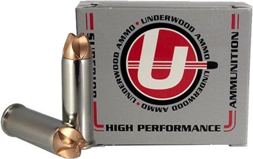 Underwood Ammo Handgun Ammunition .44 Mag 160 Grain 20-Rounds CS erwood Handgun Ammunition .44 Mag 160 Grain 20-Rounds CS Ammo
