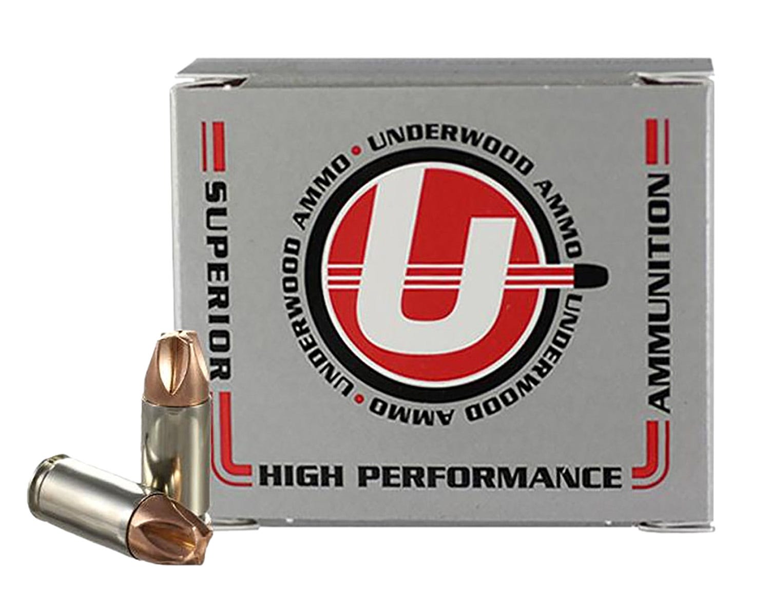Underwood Ammo Xtreme Defense Nickel Plated Brass 9mm +P 68 Grain 20-Rounds Solid Monolithic - Underwood Ammo