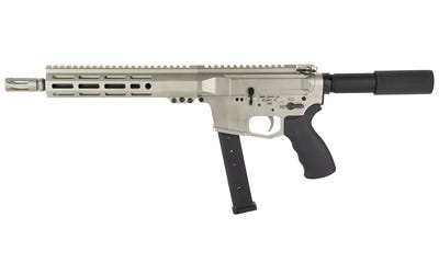 wmd guns 9mm ar pistol silver 9mm 10.5 barrel 33-rounds