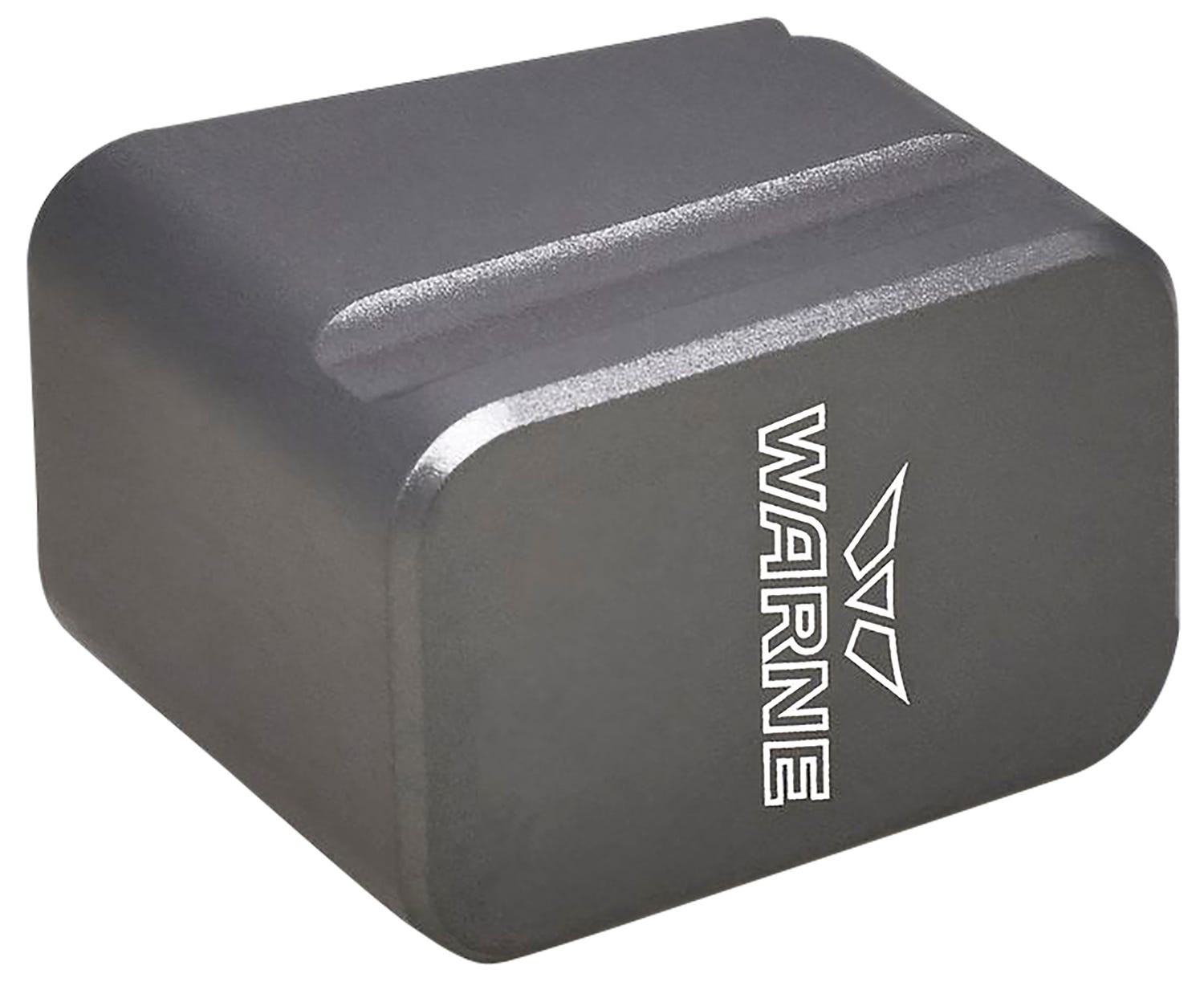 Warne Magazine Extension Gray 4-Rounds for Glock 17/22