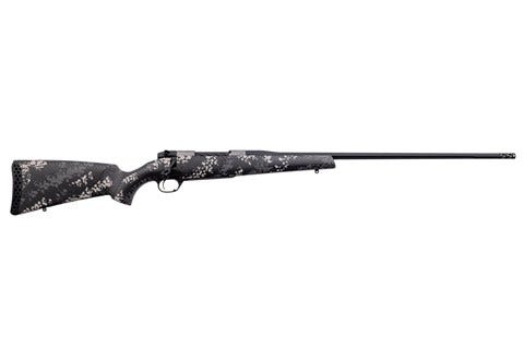 weatherby mark v backcountry 2.0 ti black / white 7mm wby 26 threaded barrel 3-rounds