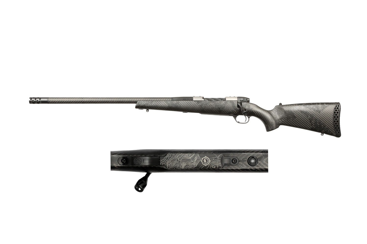Weatherby Mark V Backcountry Guide Ti Black / Titanium 6.5 WBY RPM 22 Threaded Barrel 3-Rounds LH - Weatherby