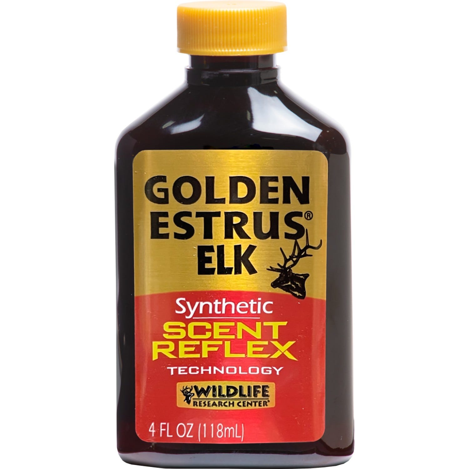Wildlife Research Scents Golden Estrus Synthetic Elk 4 oz Bottle - Wildlife Research