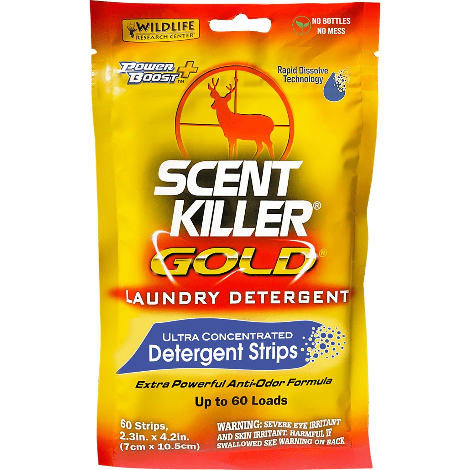 Wildlife Research Scents Wildlife Research Scents Scent Killer Gold Laundry Detergent Strips 60-Pack - $11.79 at GrabAGun