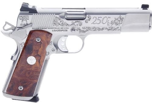 Wilson Combat 250th 1911 FS Stainless .45 ACP 5 Barrel 8-Rounds