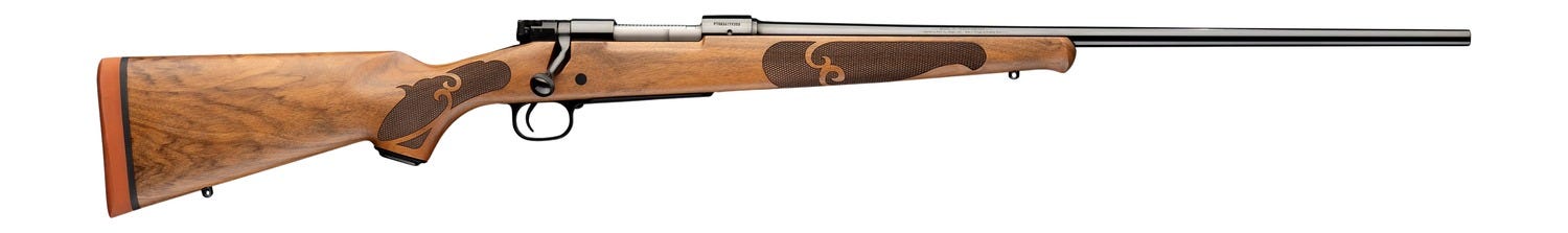Winchester Model 70 Featherweight Blued / Maple / AA French Maple .264 Win 24 Barrel 3-Rounds