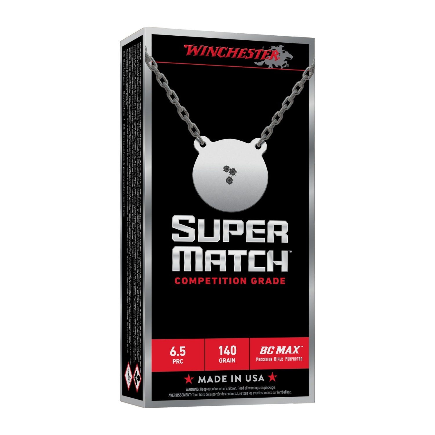 chester Super Match 6.5 PRC 140 Grain 20-Rounds BC Max Ammo