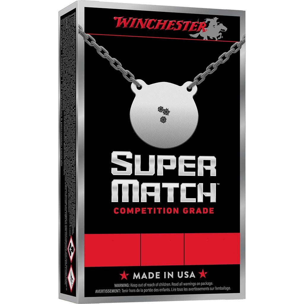Winchester Super Match 7.62 X 51 175 Grain 20-Rounds BTHP