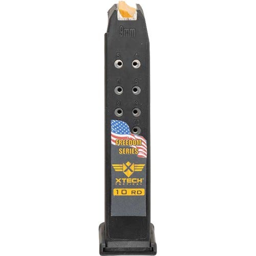 Xtech Tactical Freedom Series Magazine for Glock 17 9mm 10-Rounds