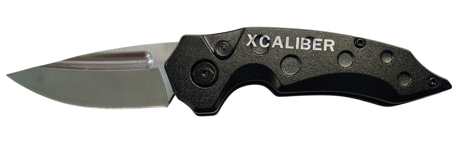 Xcaliber Knife Company Xcaliber Knife Company Switch Blade Automatic Knife 2.41 Plain Edge Drop Point D2 Blade - $25.69 at GrabAGun